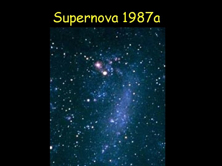 Supernova 1987 a 