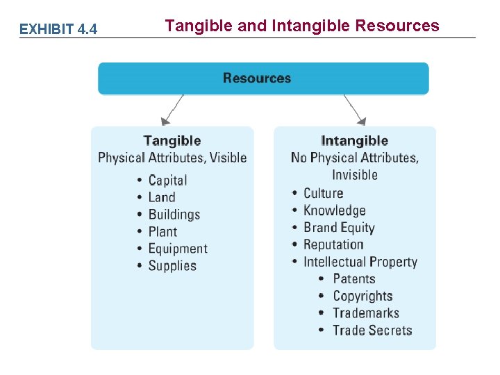 EXHIBIT 4. 4 Tangible and Intangible Resources 