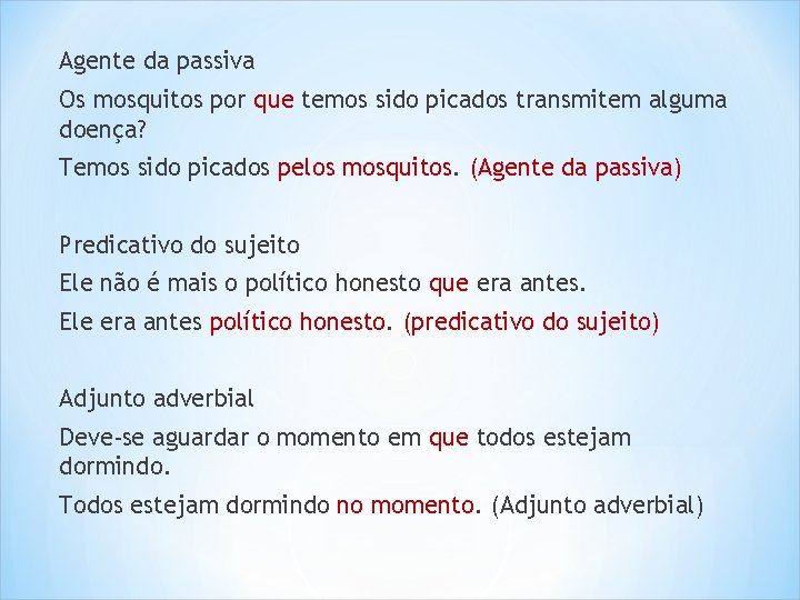 Agente da passiva Os mosquitos por que temos sido picados transmitem alguma doença? Temos