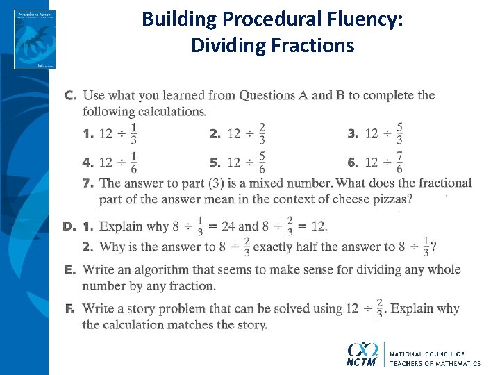 Building Procedural Fluency: Dividing Fractions 