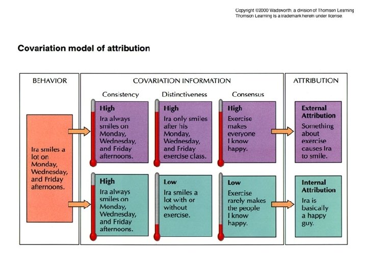 Covariation Model of Attribution 