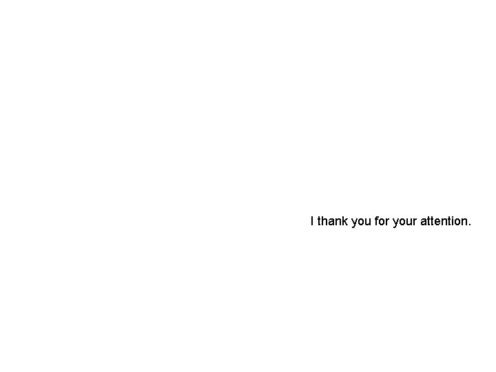 I thank you for your attention. 