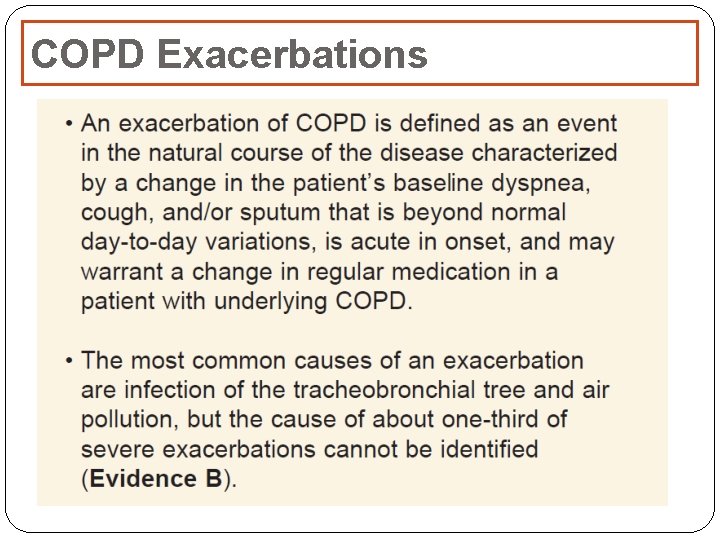 COPD Exacerbations 