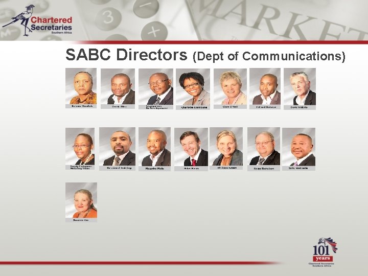 SABC Directors (Dept of Communications) 
