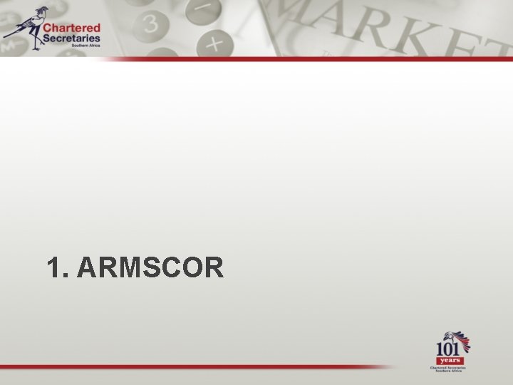 1. ARMSCOR 