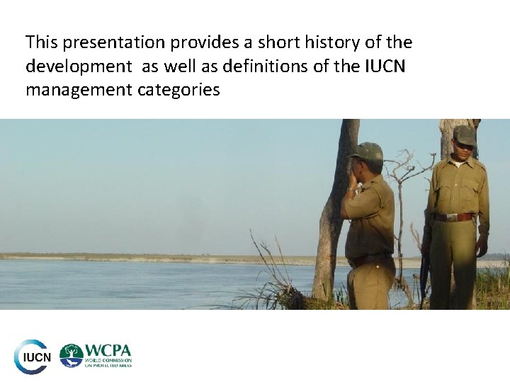 This presentation provides a short history of the development as well as definitions of