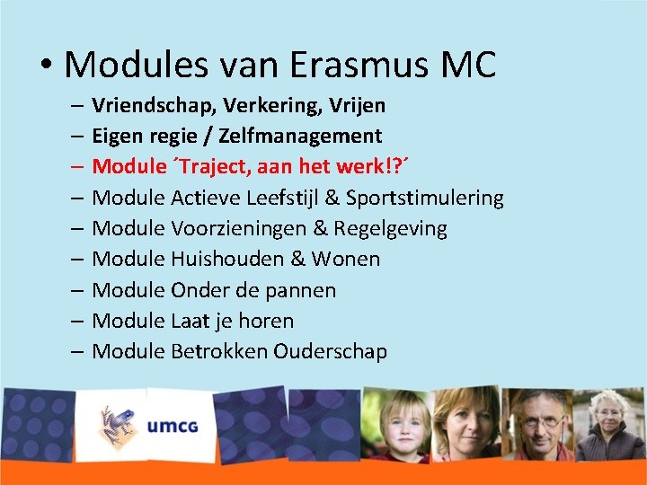  • Modules van Erasmus MC – Vriendschap, Verkering, Vrijen – Eigen regie /