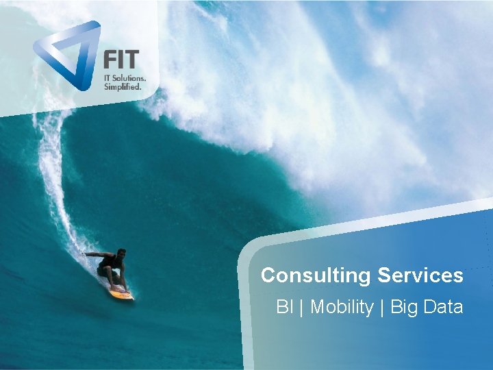 Consulting Services BI | Mobility | Big Data 