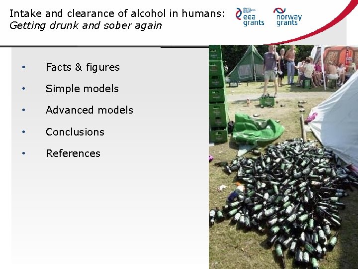 Intake and clearance of alcohol in humans: Getting drunk and sober again • Facts