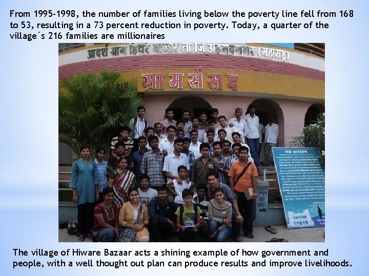 From 1995 -1998, the number of families living below the poverty line fell from