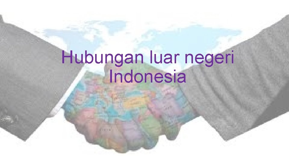 Hubungan luar negeri Indonesia 