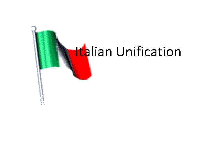 Italian Unification 