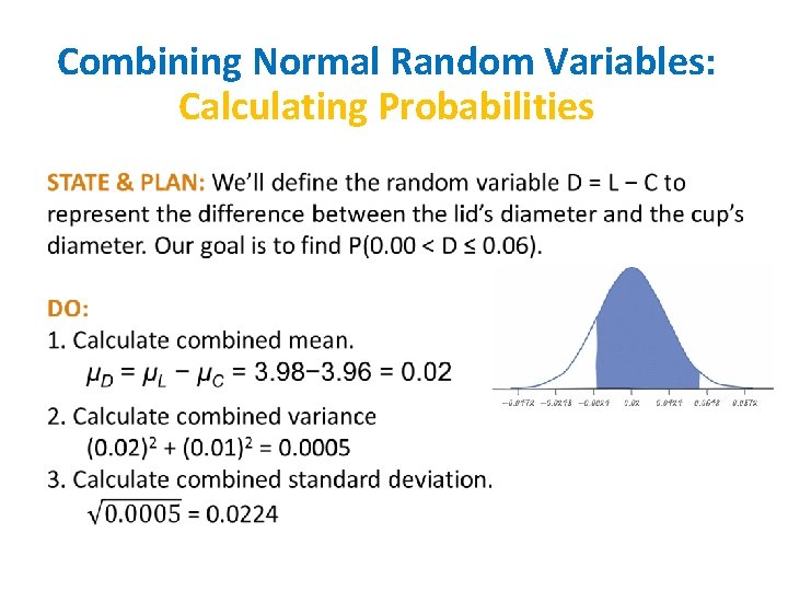 Combining Normal Random Variables: Calculating Probabilities 