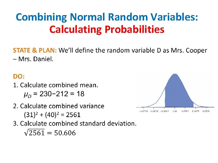 Combining Normal Random Variables: Calculating Probabilities 