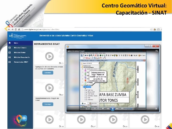Centro Geomático Virtual: Capacitación - SINAT 