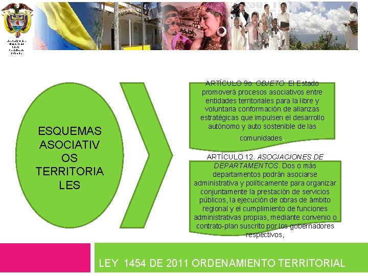 Libertad y Orden Ministerio del Interior República de Colombia ESQUEMAS ASOCIATIV OS TERRITORIA LES