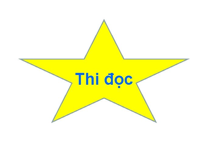 Thi đọc 