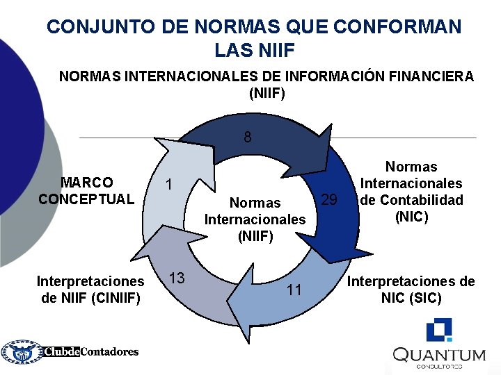 CONJUNTO DE NORMAS QUE CONFORMAN LAS NIIF NORMAS INTERNACIONALES DE INFORMACIÓN FINANCIERA (NIIF) 8