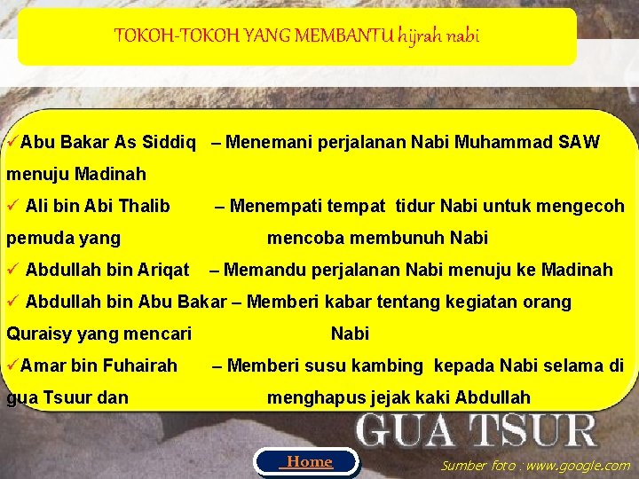 TOKOH-TOKOH YANG MEMBANTU hijrah nabi üAbu Bakar As Siddiq – Menemani perjalanan Nabi Muhammad