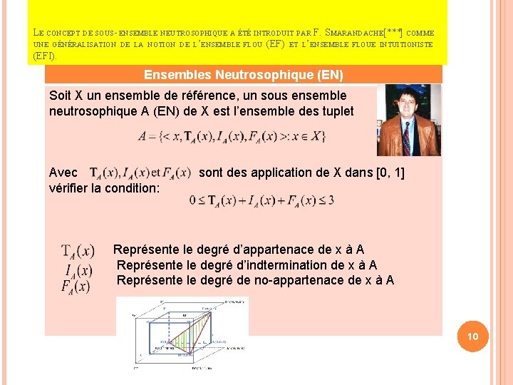 LE CONCEPT DE SOUS- ENSEMBLE NEUTROSOPHIQUE A ÉTÉ INTRODUIT PAR F. SMARANDACHE[***] COMME UNE