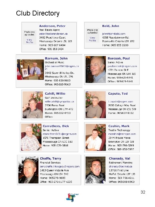 Club Directory 32 