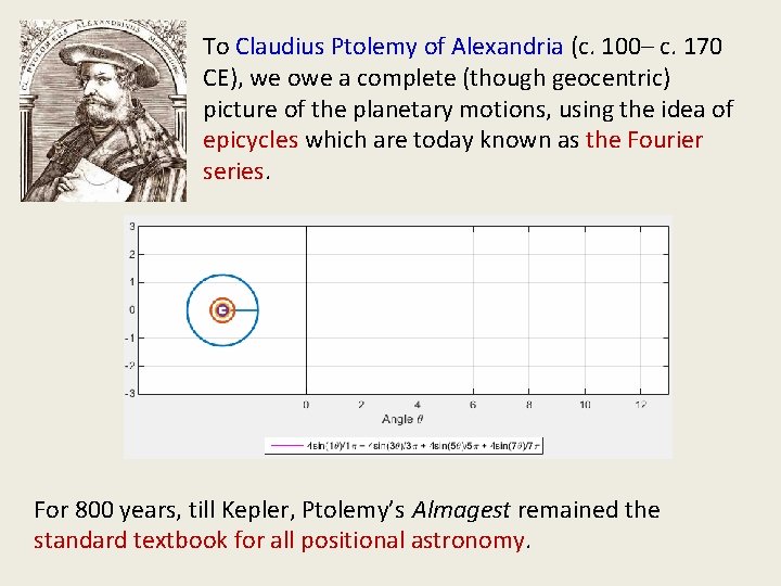 To Claudius Ptolemy of Alexandria (c. 100– c. 170 CE), we owe a complete