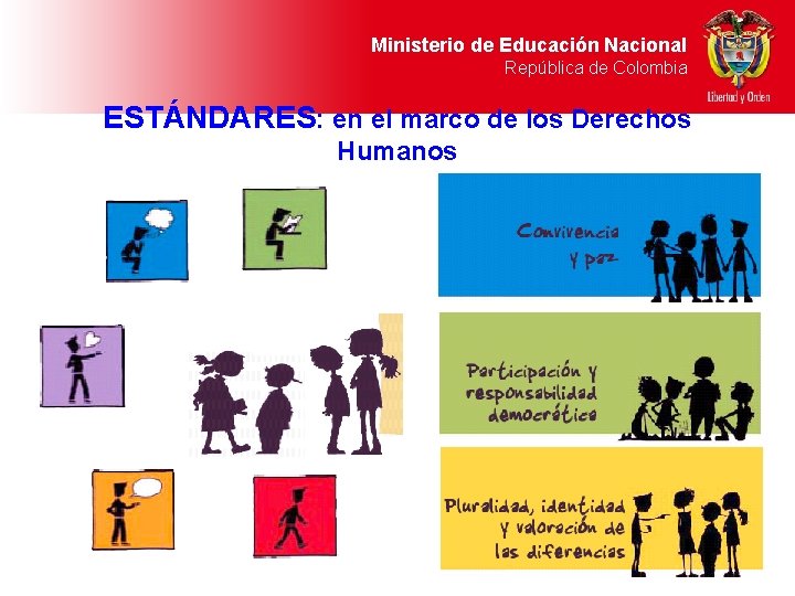 Ministerio de Educación Nacional República de Colombia ESTÁNDARES: en el marco de los Derechos