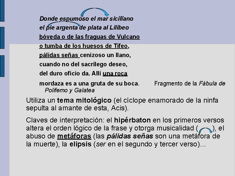 Donde espumoso el mar sicilïano el pie argenta de plata al Lilibeo bóveda o