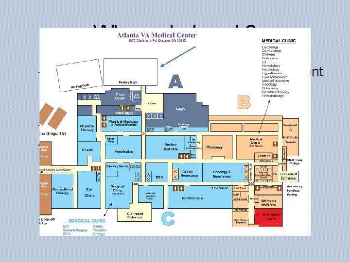 Where do I park? – There are 2 large parking garages in the front