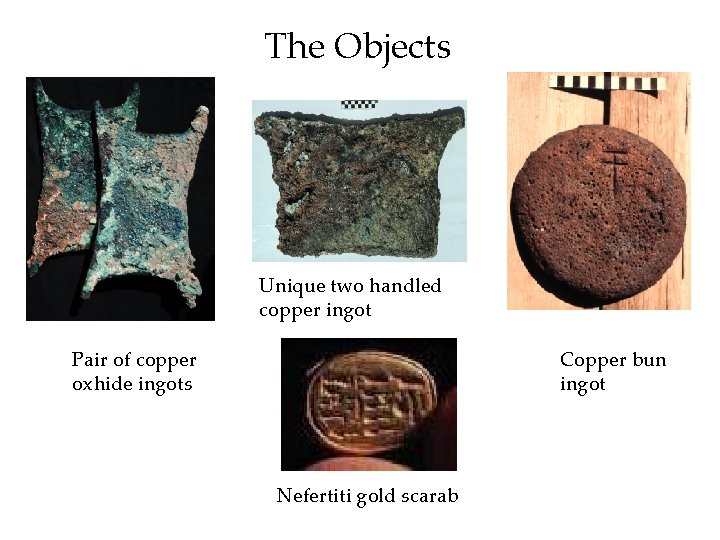Uluburun what do the objects from the shipwreck