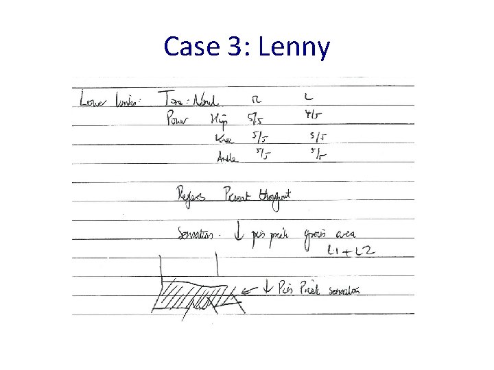 Case 3: Lenny 