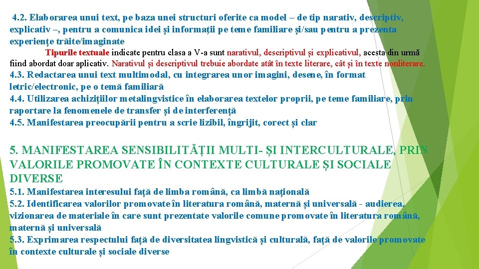 4. 2. Elaborarea unui text, pe baza unei structuri oferite ca model – de 4. 2. Elaborarea unui text, pe baza unei structuri oferite ca model – de