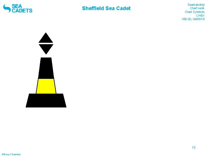 Sheffield Sea Cadet Seamanship Chart work Chart Symbols CW 01 V 00. 00, 04/05/18