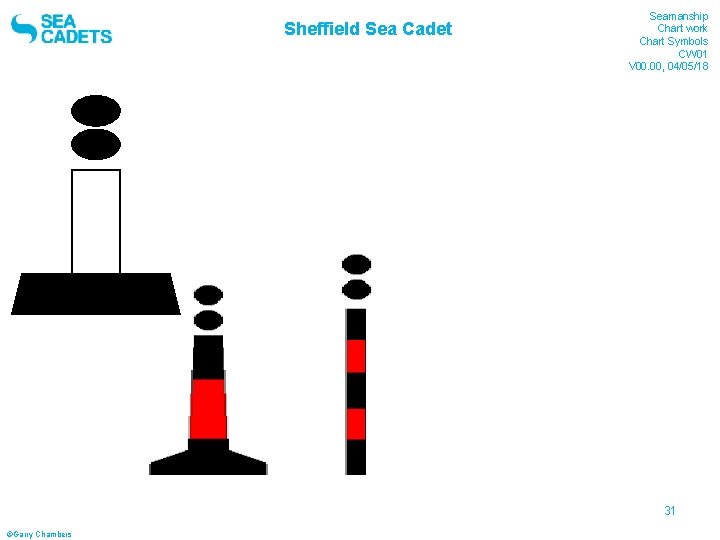 Sheffield Sea Cadet Seamanship Chart work Chart Symbols CW 01 V 00. 00, 04/05/18