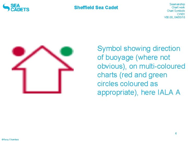 Sheffield Sea Cadet Seamanship Chart work Chart Symbols CW 01 V 00. 00, 04/05/18