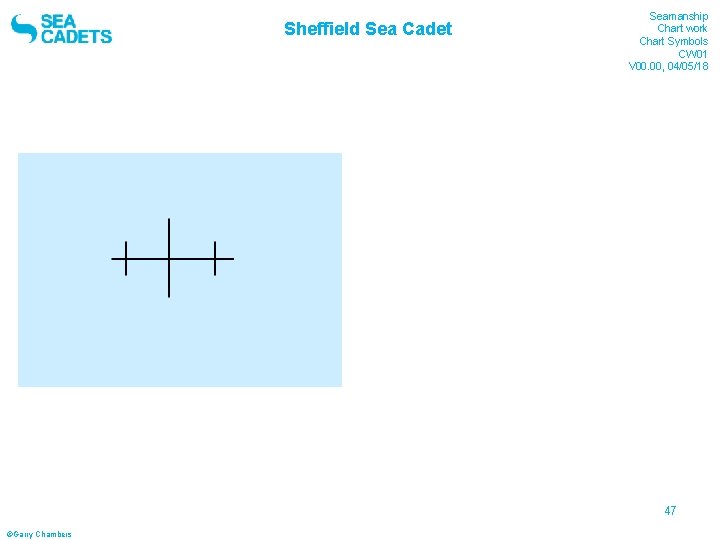 Sheffield Sea Cadet Seamanship Chart work Chart Symbols CW 01 V 00. 00, 04/05/18