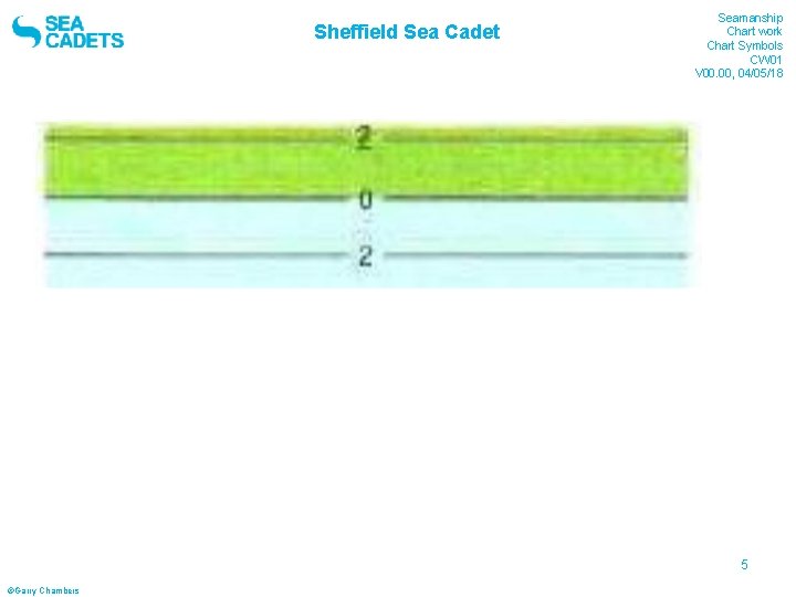 Sheffield Sea Cadet Seamanship Chart work Chart Symbols CW 01 V 00. 00, 04/05/18