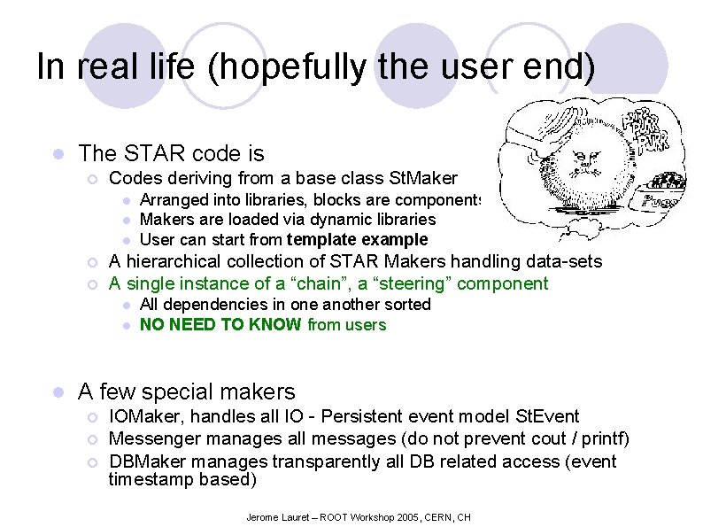 In real life (hopefully the user end) l The STAR code is ¡ Codes