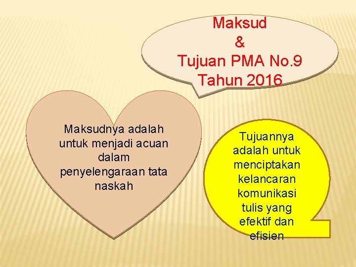 Maksud & Tujuan PMA No. 9 Tahun 2016 Maksudnya adalah untuk menjadi acuan dalam