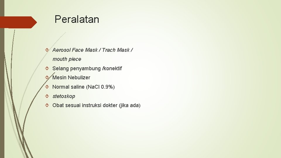Peralatan Aerosol Face Mask / Trach Mask / mouth piece Selang penyambung /konektif Mesin