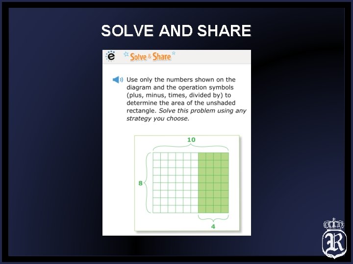 SOLVE AND SHARE 