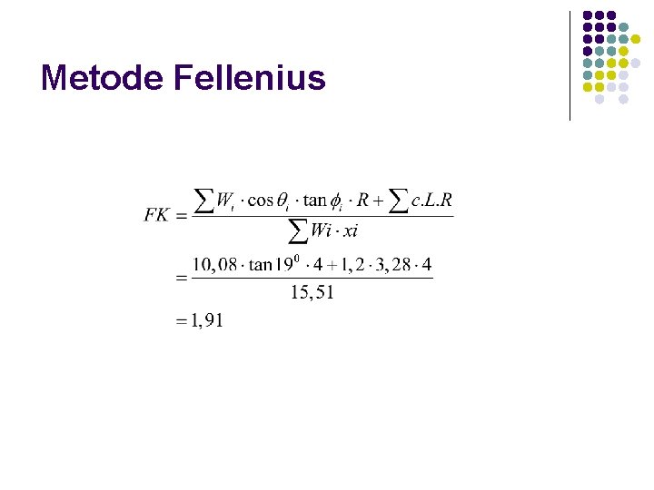 Metode Fellenius 