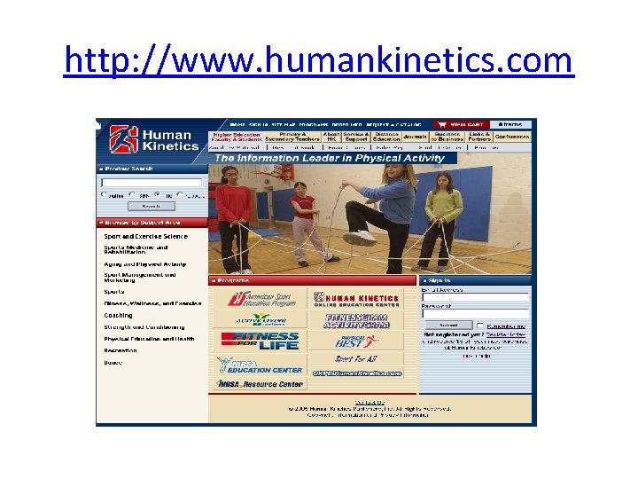 http: //www. humankinetics. com 