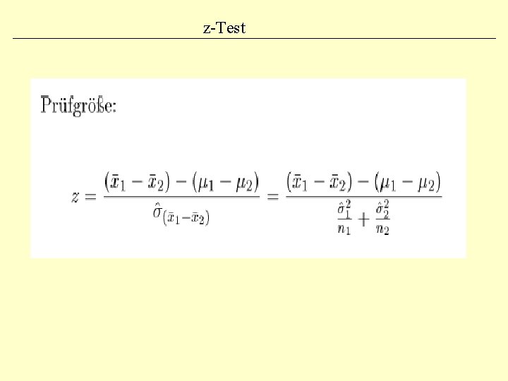 z-Test 