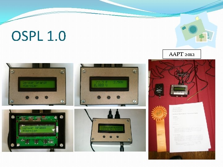 OSPL 1. 0 AAPT 2012 