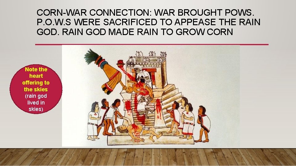 CORN-WAR CONNECTION: WAR BROUGHT POWS. P. O. W. S WERE SACRIFICED TO APPEASE THE