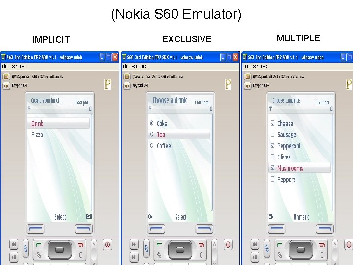 (Nokia S 60 Emulator) IMPLICIT EXCLUSIVE MULTIPLE 