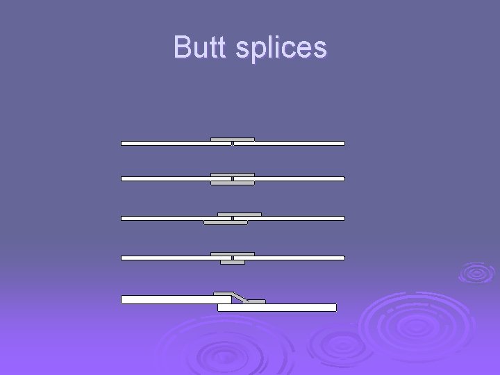 Butt splices 