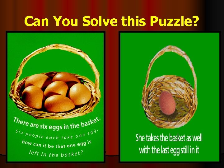 Can You Solve this Puzzle? 