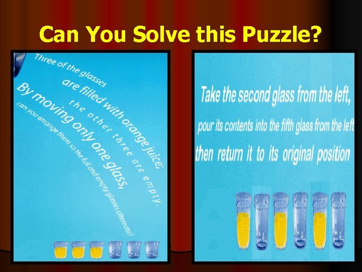 Can You Solve this Puzzle? 